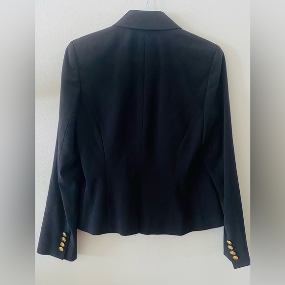 Ralph Lauren Black and Gold Military Blazer size 8 perfect like new condition - Picture 5 of 15